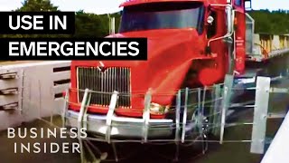 How Truck Escape Ramps Stop OutOfControl Big Wheelers [upl. by Faso]