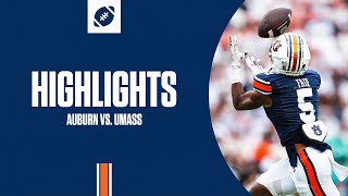 Auburn Football  Highlights vs UMASS 2023 [upl. by Obnukotalo]