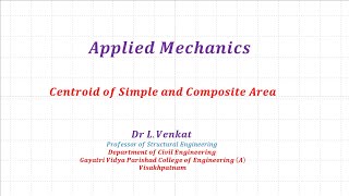 Centroid of simple and composite areas [upl. by Eltsyrc]