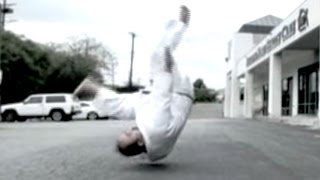 Martial Arts Ukemi Break Falling on Concrete [upl. by Nilreb]