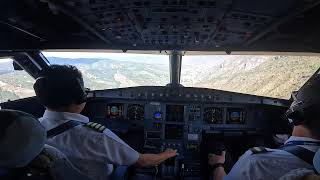 Rare Cockpit View Bhutan Airlines A319’s Epic Runway 33 Landing at Paro Airport Bhutan [upl. by Aruon]