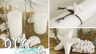 DIY Seesterne für BeachDeko selber machen  Deko Kitchen [upl. by Rozanna]