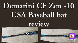 2021 Demarini CF Zen 10 USA Baseball Bat [upl. by Yrakaz]