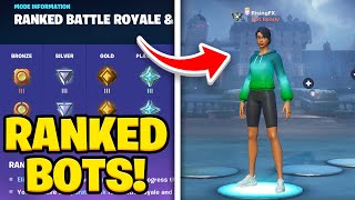 How To Get BOT LOBBIES in Fortnite Ranked 2024 [upl. by Ahsirat333]