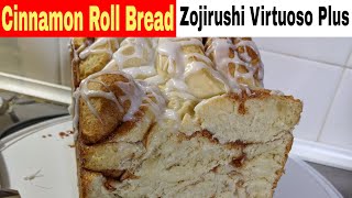 Cinnamon Roll Bread Machine Recipe Zojirushi Virtuoso Breadmaker [upl. by Horner]