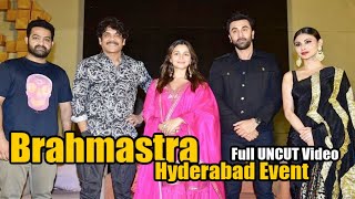 Brahmastra Pre Release Event In Hyderabad JrNTR Nagarjuna SS Raja Mouli Alia Bhatt Ranbir Kapoor [upl. by Htirehc]