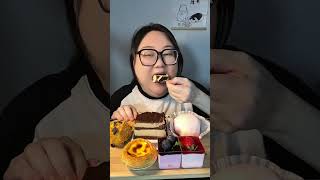 mukbang mousse cake dessert [upl. by Moulden]