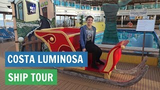 Costa Luminosa  Cruise Ship Tour 2018 [upl. by Kcirderf]