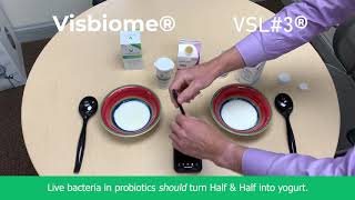 Live Bacteria in Probiotics Turn into Yogurt [upl. by Artekal]