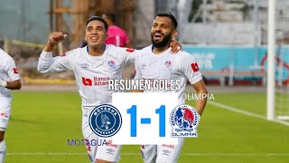 Motagua vs Olimpia 11 Resumen y goles hoy Liga Honduras 2024 [upl. by Bhayani]