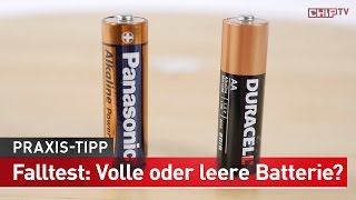 Batterie testen ohne Messgerät  Praxistipp  CHIP [upl. by Lechner]