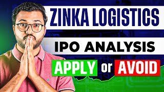 Zinka Logistics  Blackbuck IPO  Apply or avoid  Detailed Analysis by Vibhor Varshney [upl. by Theurer]