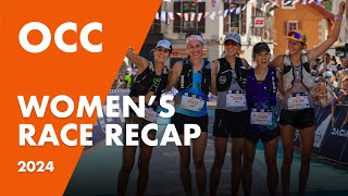 🟧 OCC  Womens  Femmes Race Recap  HOKA UTMB MontBlanc 2024 [upl. by Nirac221]