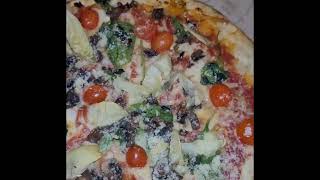 Food of Las Vegas  Pieology great pizza [upl. by Noryk62]