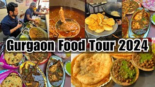 Gurgaon food tour 2024 with famous food vlogger Arorashoaib [upl. by Yolane]