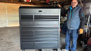 Menards ProSteel toolbox and garage doors… productive day with dad [upl. by Yrannav]