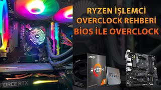 AMD Ryzen BIOS OverClock Rehberi  Ryzen 5 5600 OverClock Nasıl Yapılır [upl. by Lewendal]