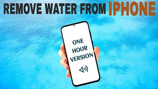 Sound To Remove Water From iPhone Speaker ONE HOUR [upl. by Frannie]