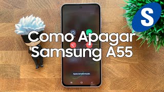 Como Apagar o Reiniciar un Samsung A55  Samsungizate [upl. by Yrelav]