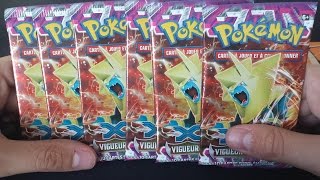 Ouverture de 6 Boosters Pokémon Vigueur Spectrale  quotElecsprint Go quot [upl. by Dyna]