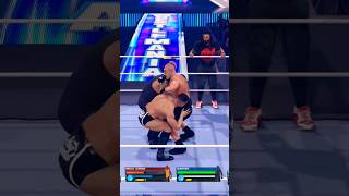 WWE2K24 youtubeshorts gaming Brock Lesnar Gunther Tag Team Finisher [upl. by Reizarf]