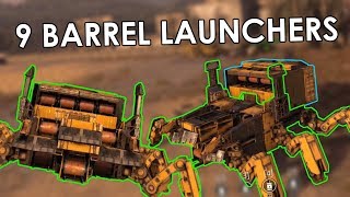 9 BARREL LAUNCHER SPIDER FUSION  Crossout [upl. by Aylmer]