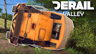 TRAIN DERAILS IN VR  Derail Valley Gameplay  VR Train Simulator Game [upl. by Ytsihc]