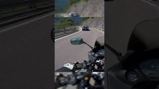 Der Biegt ab Gefahrenbremsung Beinahecrash Abbieger bikelife motovlog funny biker gopro [upl. by Natsyrk815]