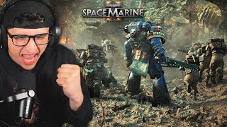 Warhammer 40k Space Marine 2 Extended Multiplayer Gameplay Reaction [upl. by Egidio]