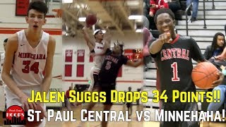 Jalen Suggs Takes Over With 34 Points Minnehaha Academy VS St Paul Central Recap [upl. by Columba948]