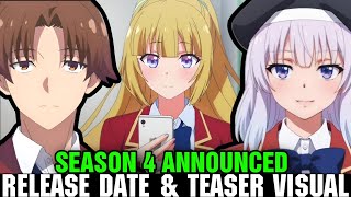 CLASSROOM OF THE ELITE SEASON 4 RELEASE DATE amp TEASER VISUAL [upl. by Sucramat]