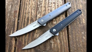 The Boker Mini Kwaiken Pocketknife in Ti and Carbon Fiber The Full Nick Shabazz Review [upl. by Bottali891]