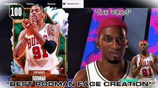 MOST REALISTIC DENNIS RODMAN FACE CREATION NBA2K25 [upl. by Chasse]