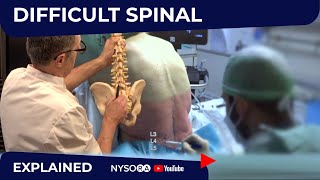 Difficult spinal needle as the examining tool  Regional anesthesia Crash course with Dr Hadzic [upl. by Luther]