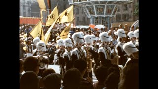 super 8  Switzerland  parade of the Fêtes de Genève  part 1  Geneva  1973 [upl. by Cynthy982]