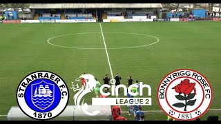 Stranraer vs Bonnyrigg Rose  cinchL2  Manager Interview 161223 [upl. by Newmark]