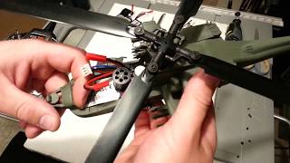 Horizon Hobby  AH64 Apache Micro  Lipo Hatch Mod for Bigger Lipos [upl. by Eittod]