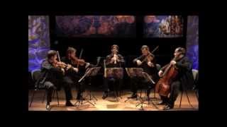 Mozart Clarinet Quintet KV 581 Quatuor Debussy Romain Guyot  2Larghetto [upl. by Aniuqal]