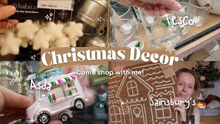 Supermarket Christmas Decor  Come shop with me amp Haul  Clarke Life [upl. by Sinnelg936]