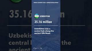 Which country has a larger population Part 16 countrycomparison [upl. by Leirbag]