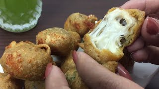 Chicken Cheese Pakora Recipe  Special Ramadan Recipe Crispy Chicken Cheese Pakora [upl. by Kulsrud941]