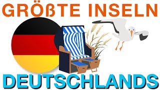 Die 20 größten Inseln Deutschlands [upl. by Naira]