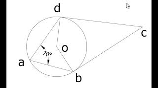 Math ex 12 how to find the angle bcd geometrically by Saad Shahin [upl. by Avictor109]