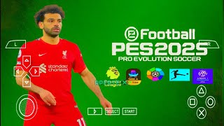 PES 2025 PPSSPP BRASILEIRÃO EUROPEUS LINK DIRETO MEDIAFIRE [upl. by Madge]