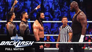 FULL MATCH — Roman Reigns amp Usos vs Omos  WrestleMania Backlash 2022 [upl. by Delora]