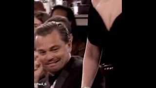 Leonardo DiCaprio poker face vine Golden Globes [upl. by Jaquelyn]