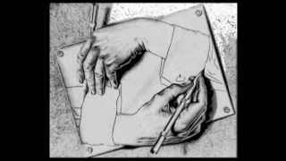 Drawing Hands  M C Escher Video Art [upl. by Mcripley]