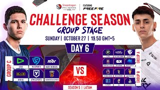 Free Fire Challenge Season Day 6  Season 5  LATAM [upl. by Solenne]