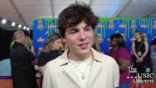 Brady Noon on the 2024 Kids Choice Awards Orange Carpet [upl. by Ibrahim]