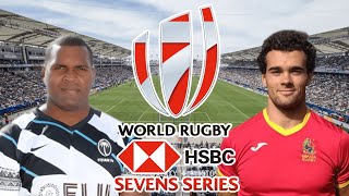 FIJI 7s vs SPAIN 7s LA Sevens 2024 Quarter FINAL Live Commentary [upl. by Lauzon]